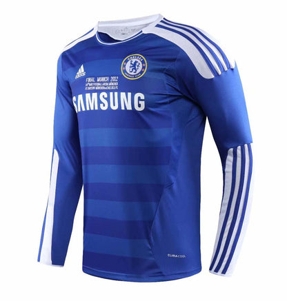 Retro Chelsea 2011/2012 Home Long Sleeve Football Jersey