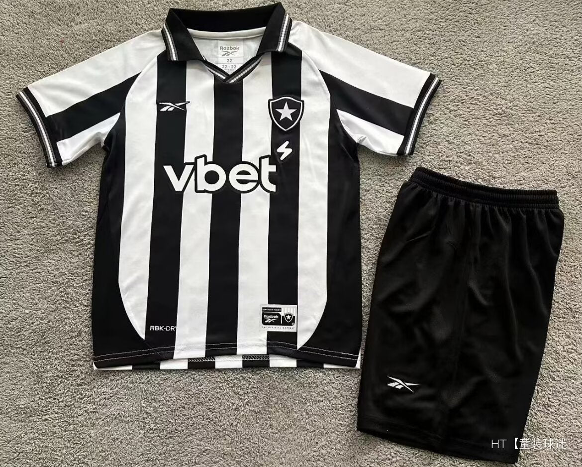 Botafogo 2025/2026 Kids Home Fan Version Football Jersey