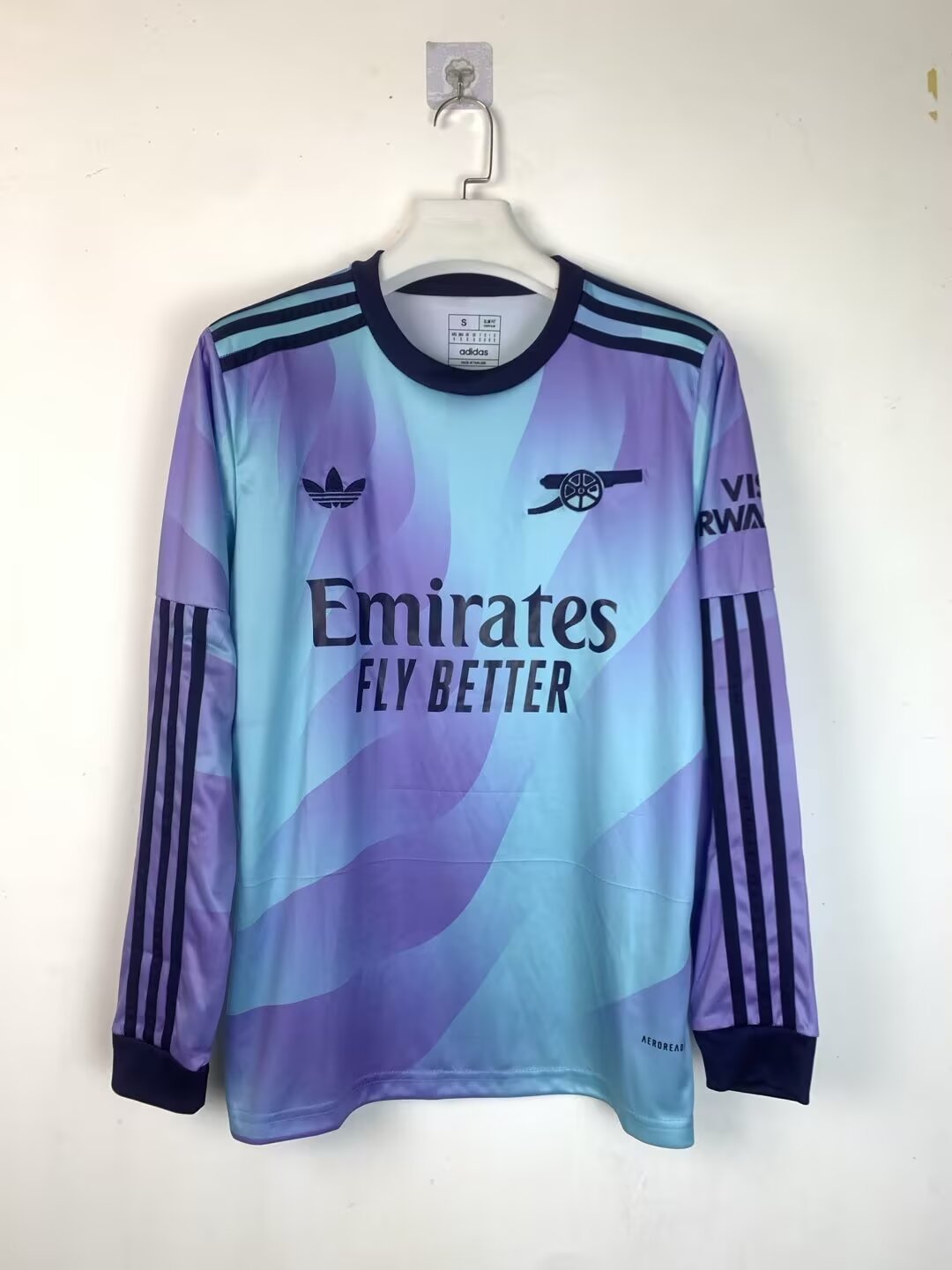 Arsenal 2024/2025 Third Away Long Sleeve Fan Version Football Jersey