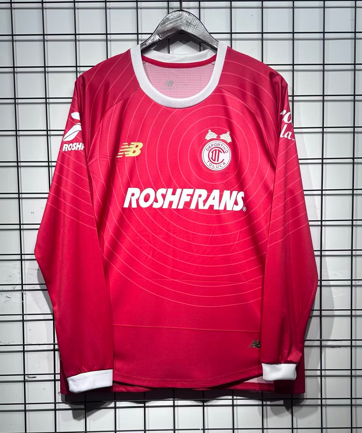 Toluca 2026/2027 Home Long Sleeve Fan Version Football Jersey