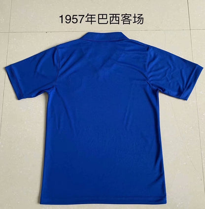 Retro Brazil 1957/1962 Away Football Jersey