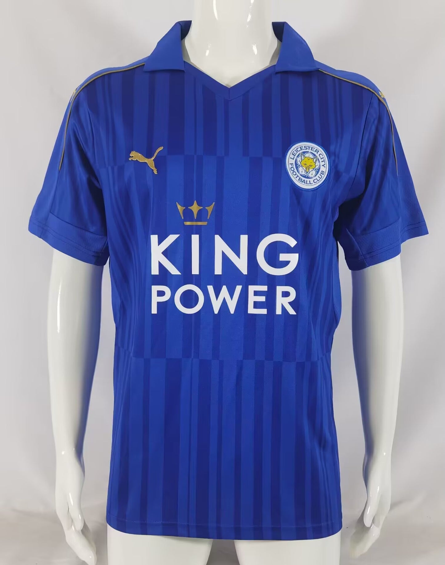 Retro Leicester 2016/2017 Home Fan Version Football Jersey