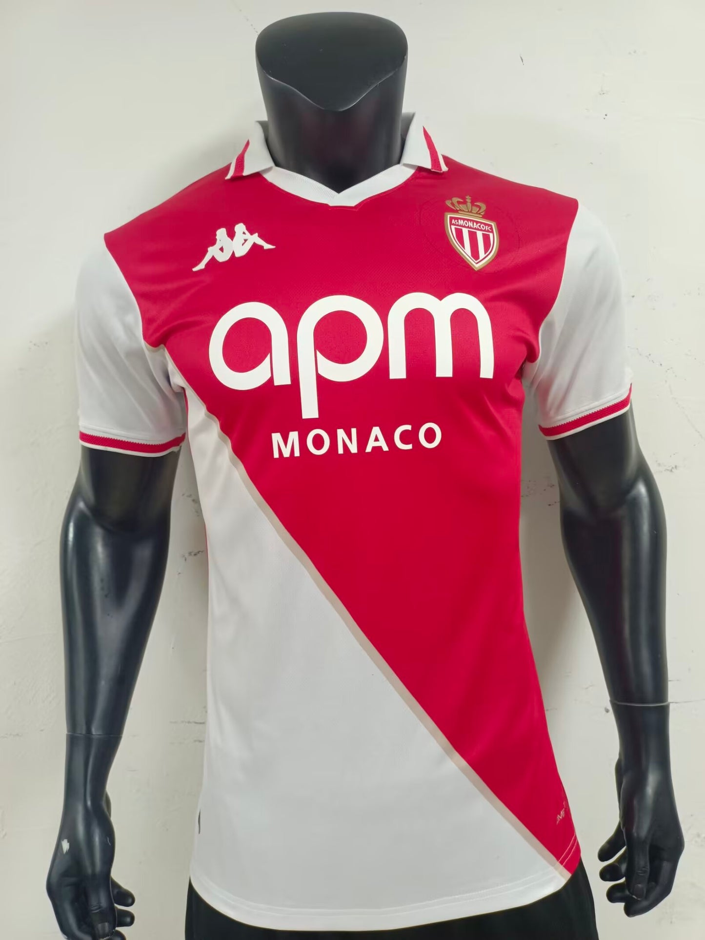 AS Monaco 2024/2025 Home Player Version Football Jersey
