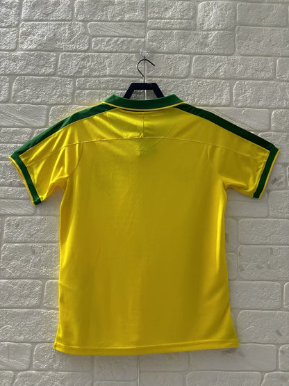 Retro Brazil 1997 Home Fan Version Football Jersey