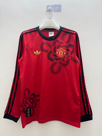 Manchester United Special Edition 2025/2026 Long Sleeve Fan Version Football Jersey