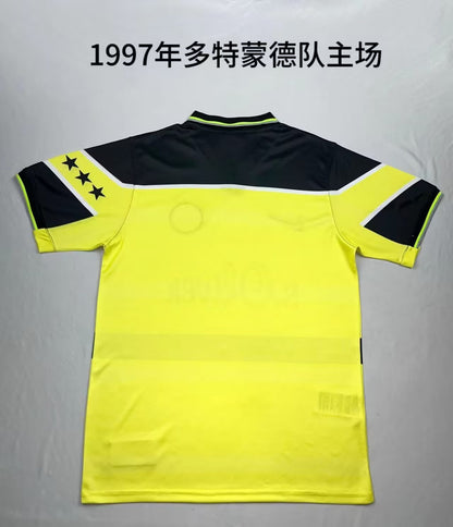 Retro Borussia Dortmund 1997 Home Fan Version Football Jersey