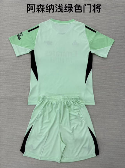 Arsenal 2025/2026 Kids Goalkeeper Fan Version Football Jersey