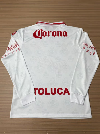 Retro Toluca 1996/1997 Away Long Sleeve Football Jersey