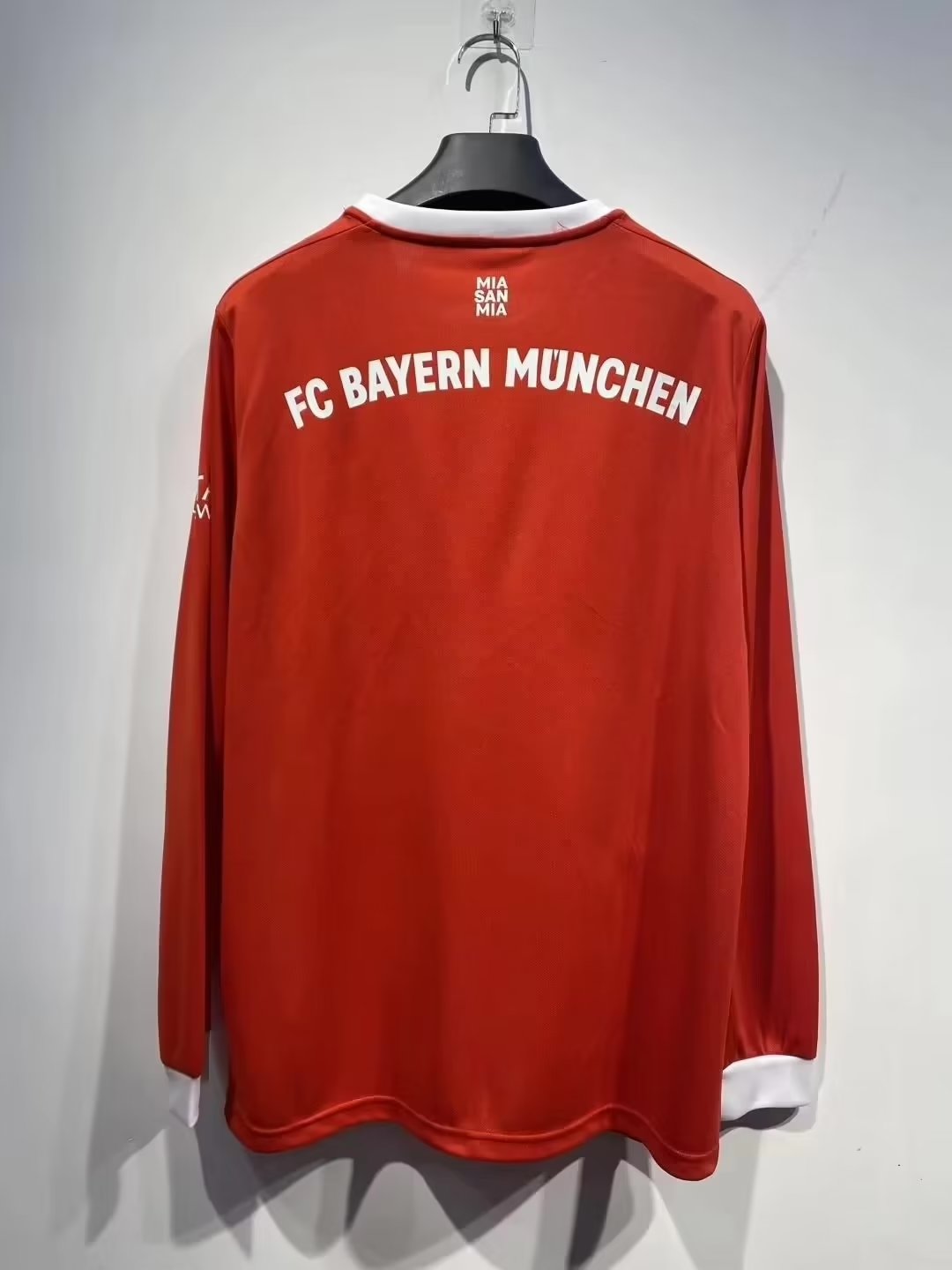 Bayern Munich 2022/2023 Home Long Sleeve Fan Version Football Jersey