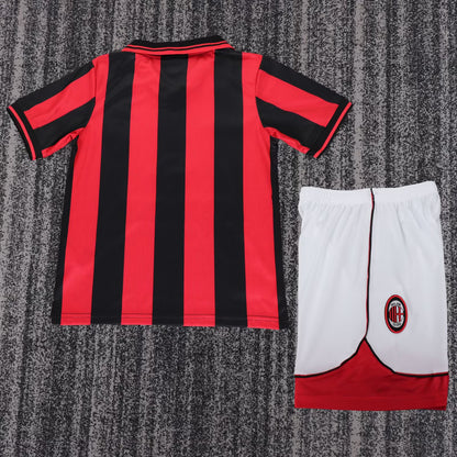 Retro AC Milan 1997/1998 Kids Home Football Jersey