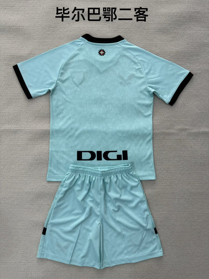 Bilbao Athletic Club 2025/2026 Kids Third Away Fan Version Football Jersey