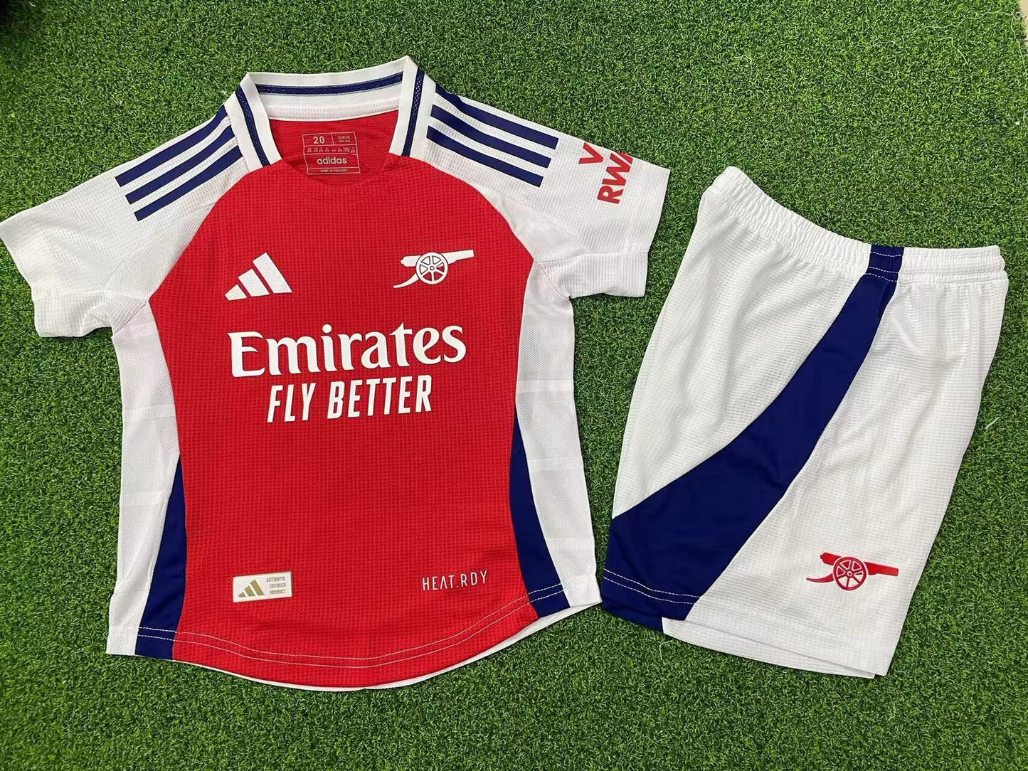 Arsenal 2024/2025 Kids Home Player Version Football Jersey
