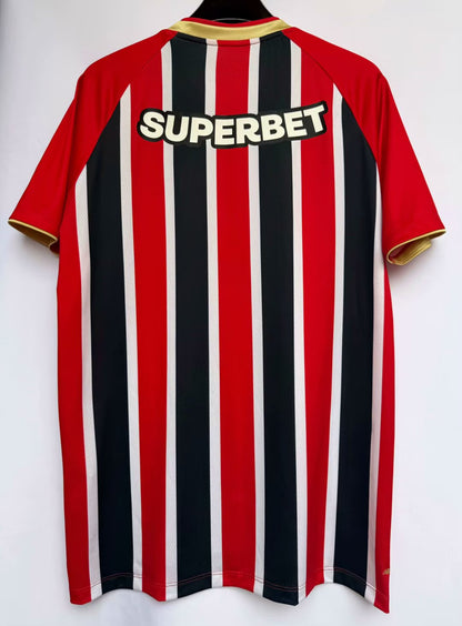 Sao Paulo 2025/2026 Away Fan Version Football Jersey