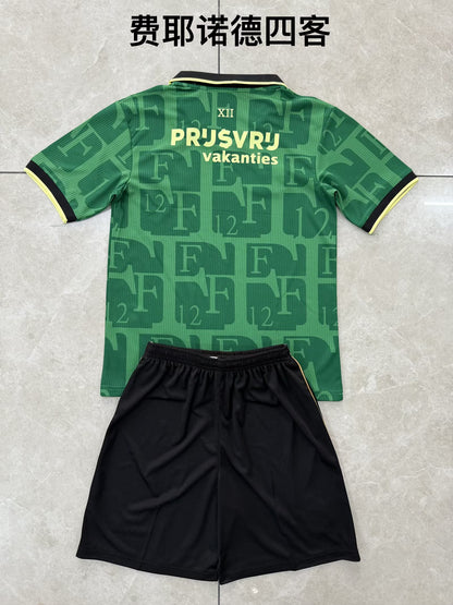 Feyenoord Rotterdam 2025/2026 Kids Third Away Fan Version Football Jersey