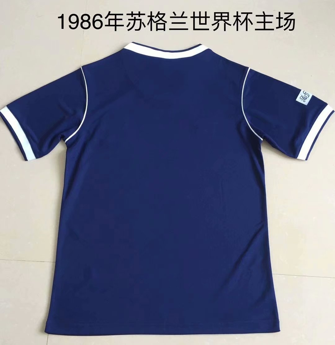 Retro Scotland 1986 Home Football Jersey