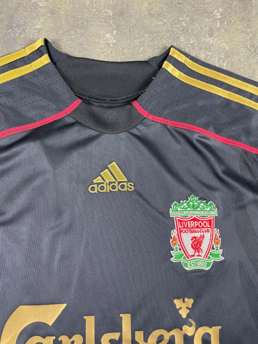 Retro Liverpool 2009/2010 Away Long Sleeve Football Jersey