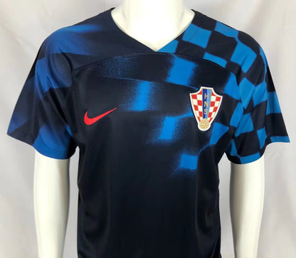 Croatia 2022/2023 Away Fan Version Football Jersey