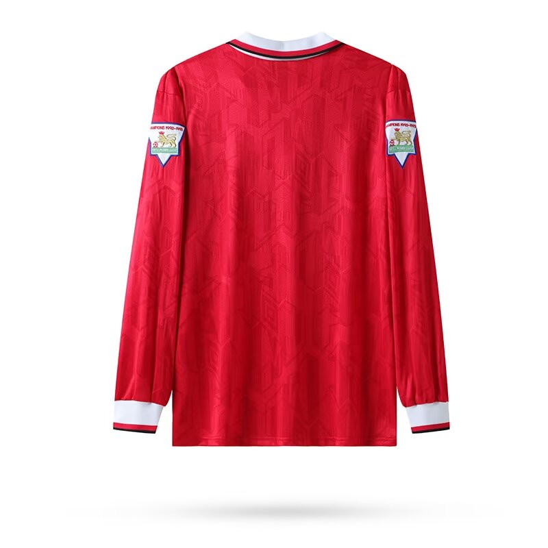 Retro Manchester united 1992 Home Football Jersey