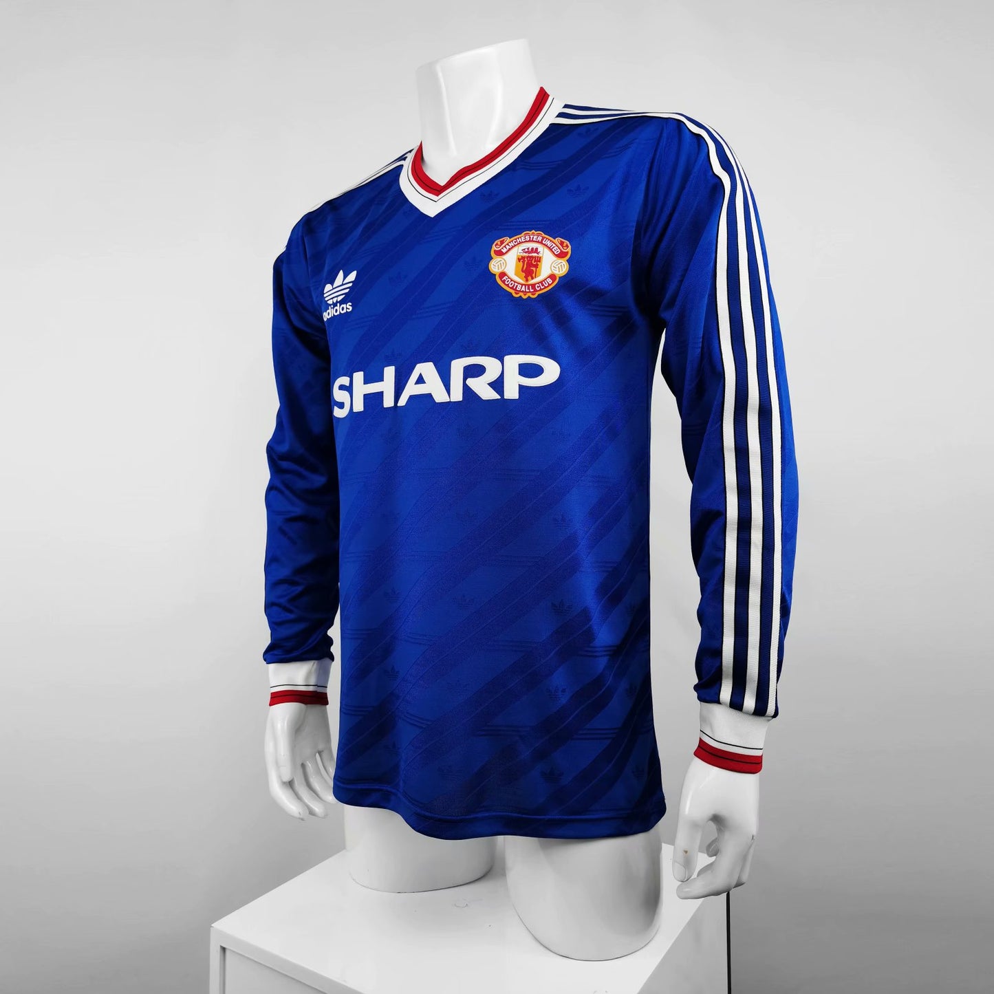 Retro Manchester united 1986 Away Long Sleeve Football Jersey