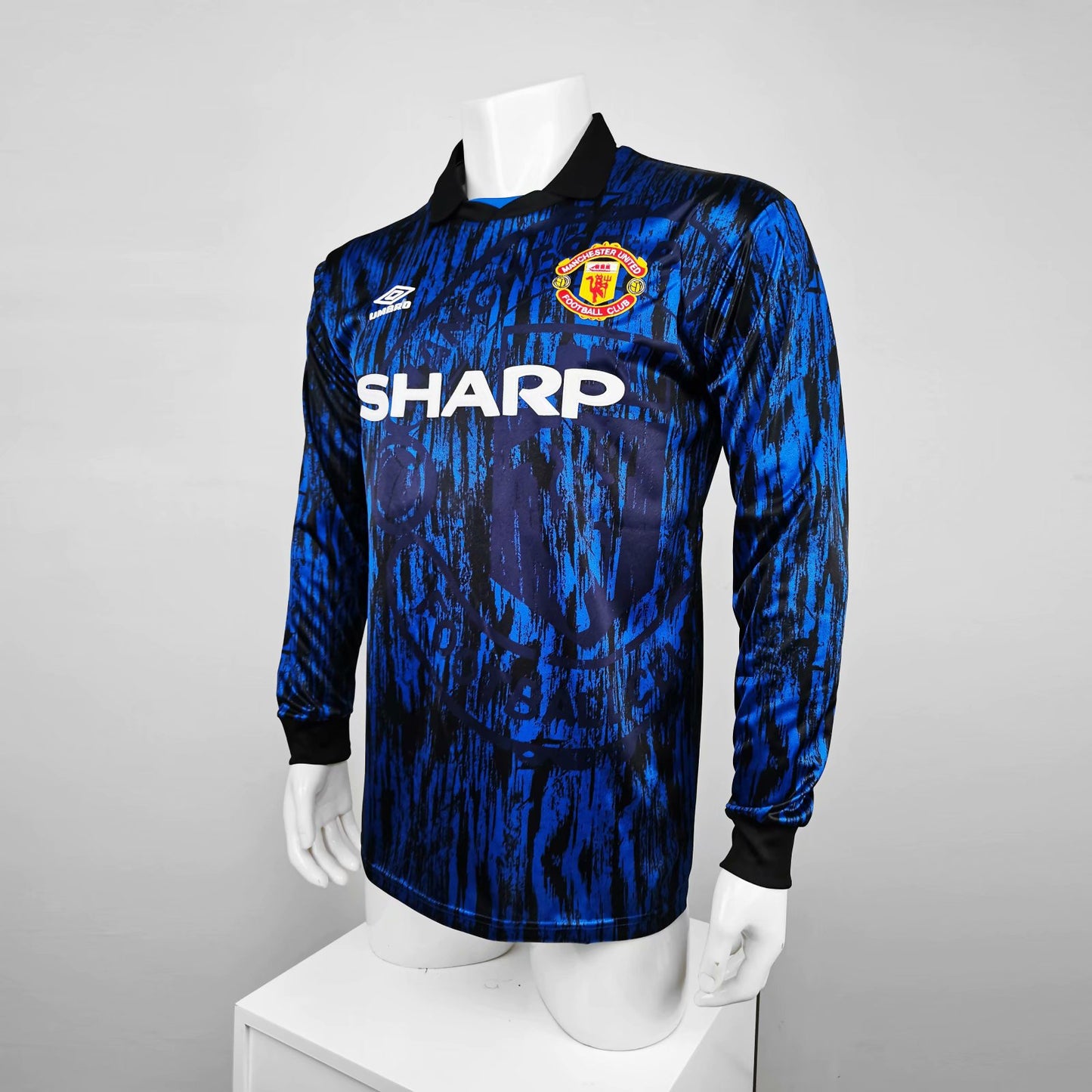 Retro Manchester united 1993 Away Long Sleeve Football Jersey