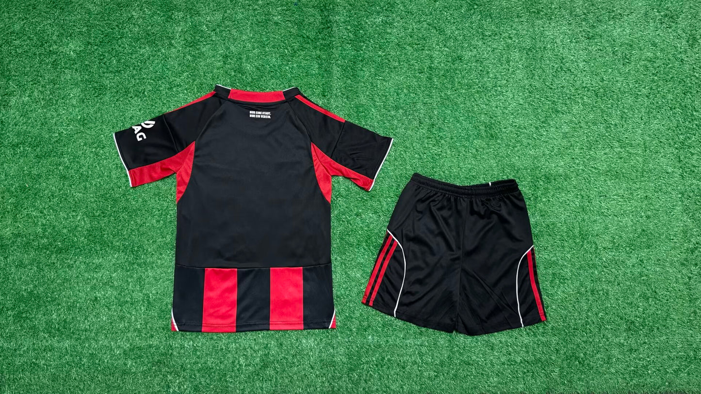 Frankfurt 2025/2026 Kids Home Fan Version Football Jersey