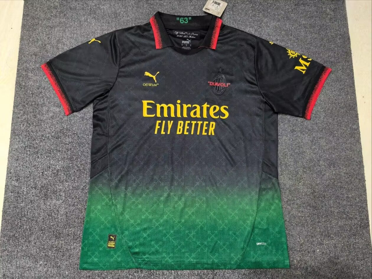 AC Milan 2024/2025 Away Fan Version Football Jersey
