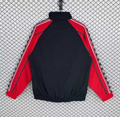 Retro Manchester United Windbreaker Black 1998-1999