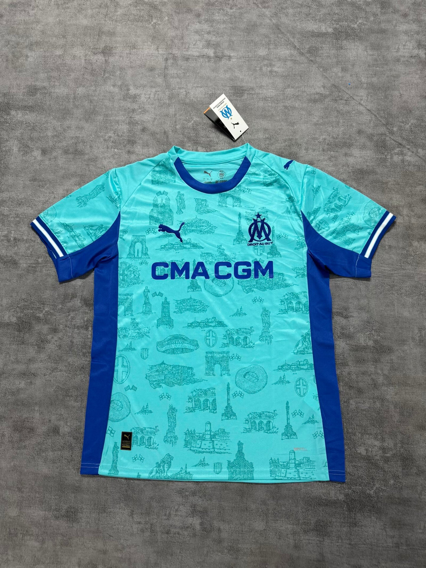 Marseille 2025/2026 Away Fan Version Football Jersey