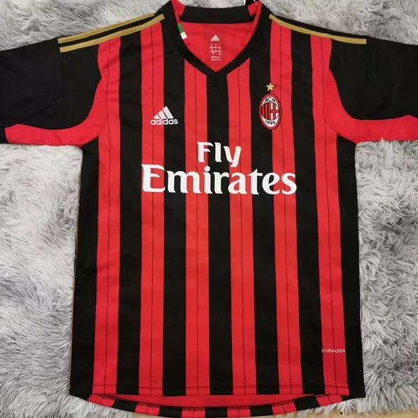 Retro AC Milan 2013/2014 Home Fan Version Football Jersey