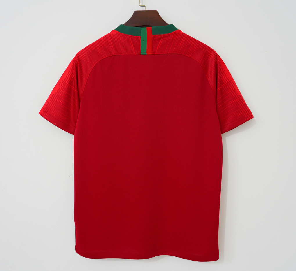Retro Portugal 2018 Home Football Jersey
