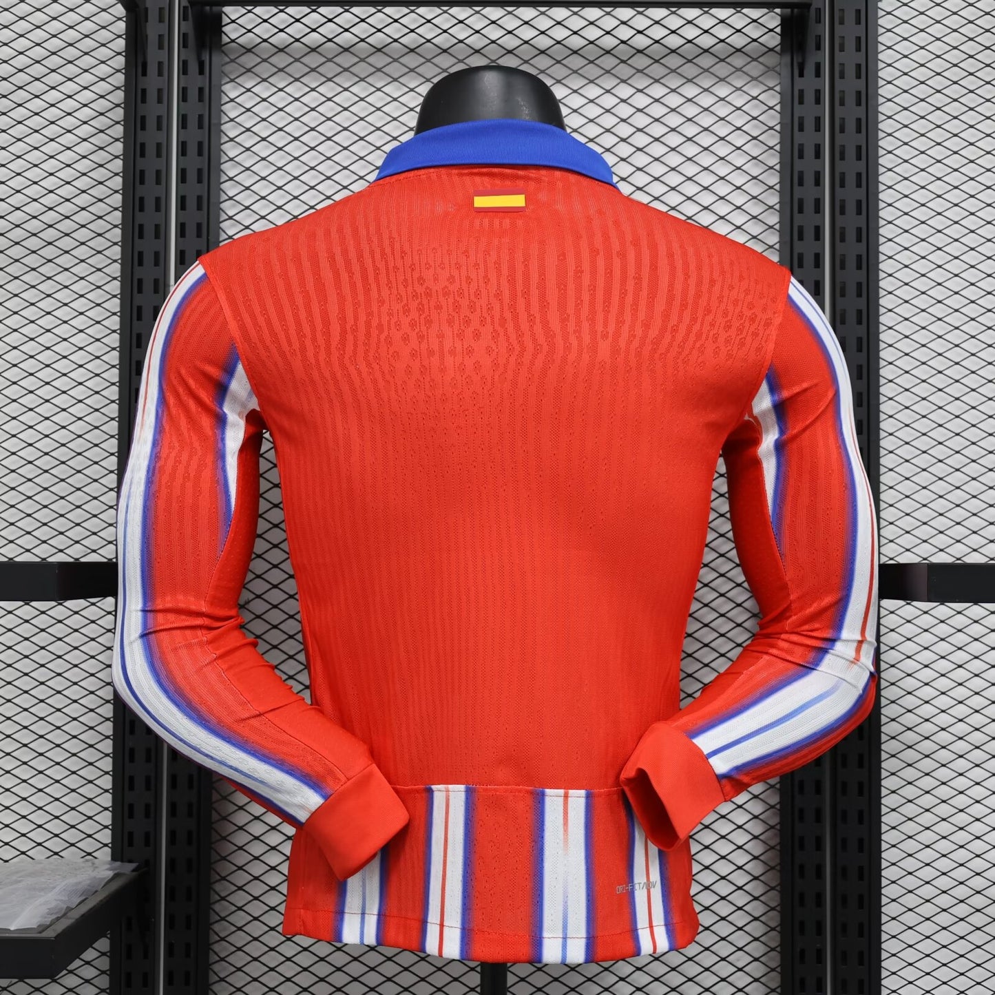Atlético de Madrid 2024/2025 Home Long Sleeve Player Version Football Jersey