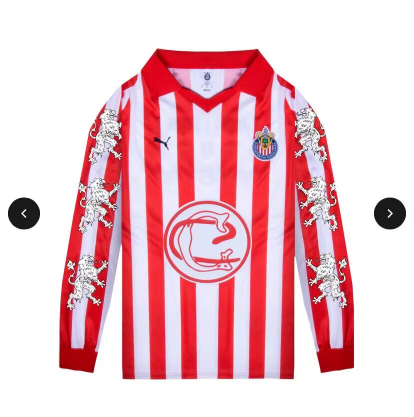 Retro chivas 2026/2027 Long Sleeve Fan Version Football Jersey