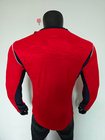 England 2026/2027 Away Long Sleeve Player Version Football Jersey