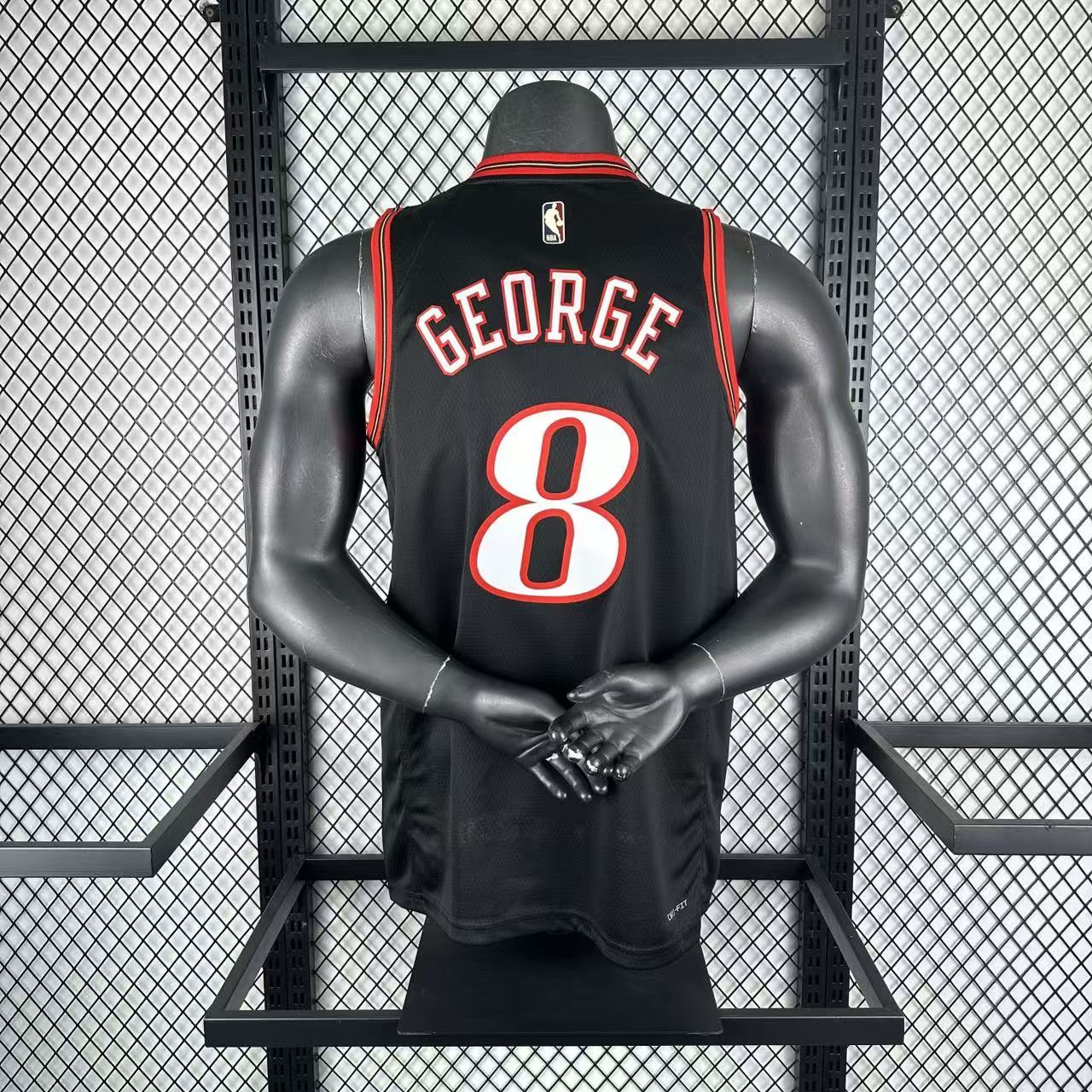Philadelphia 76ers Retro Black #8 GEORGE NBA Season Jerseys 2026