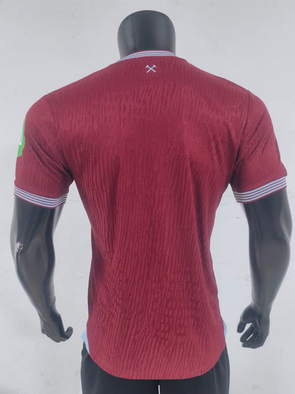 West Ham United 2025/2026 Home Player Version Football Jersey