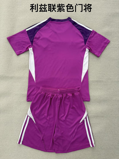 Leeds United 2025/2026 Kids Goalkeeper Fan Version Football Jersey