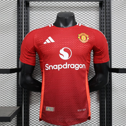 Manchester United 2024/2025 Home Player Version Football Jersey