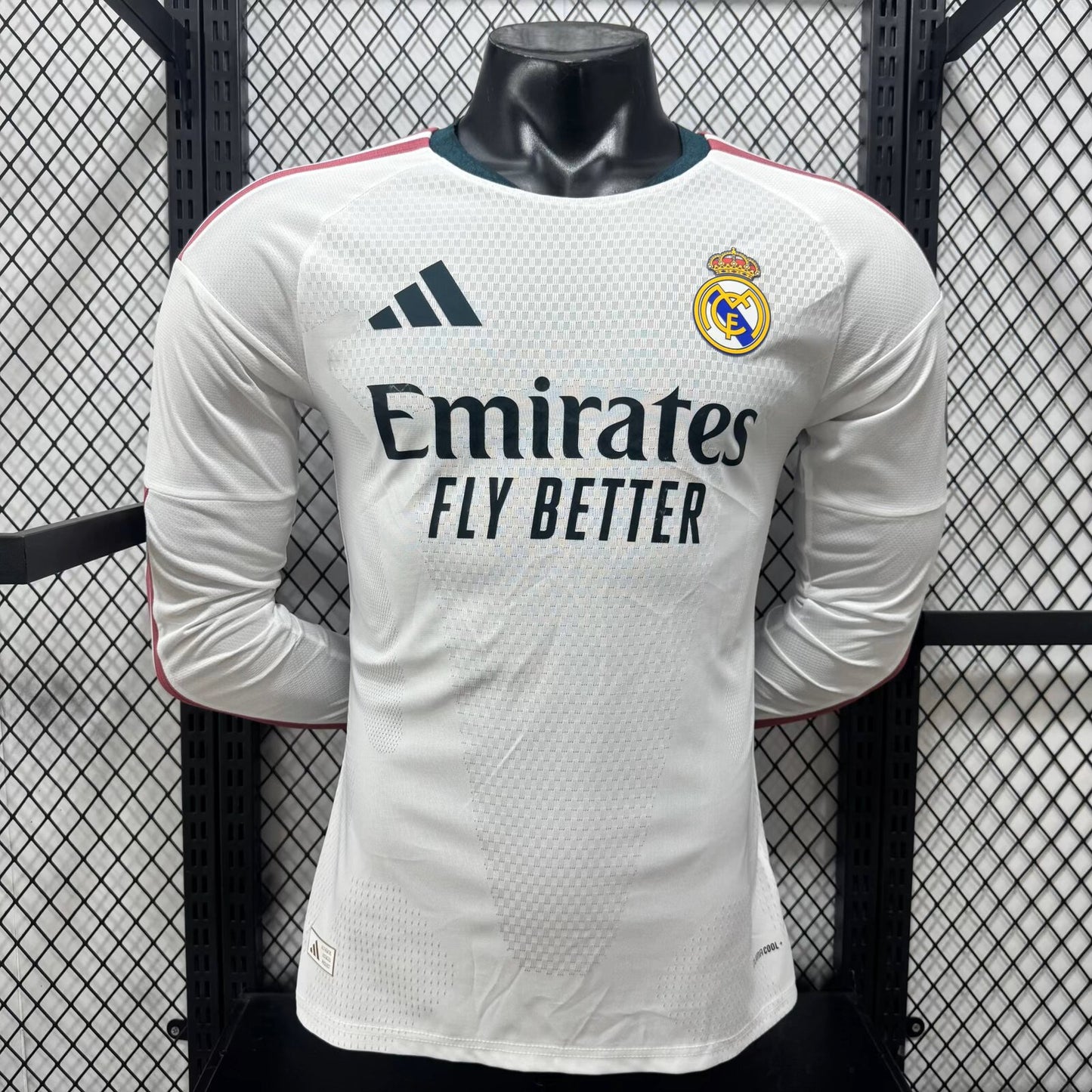Real Madrid 2026/2027 Home Long Sleeve Player Version Football Jersey