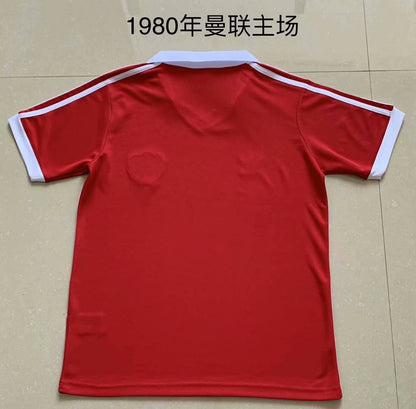 Retro Manchester united 1980 Home Football Jersey