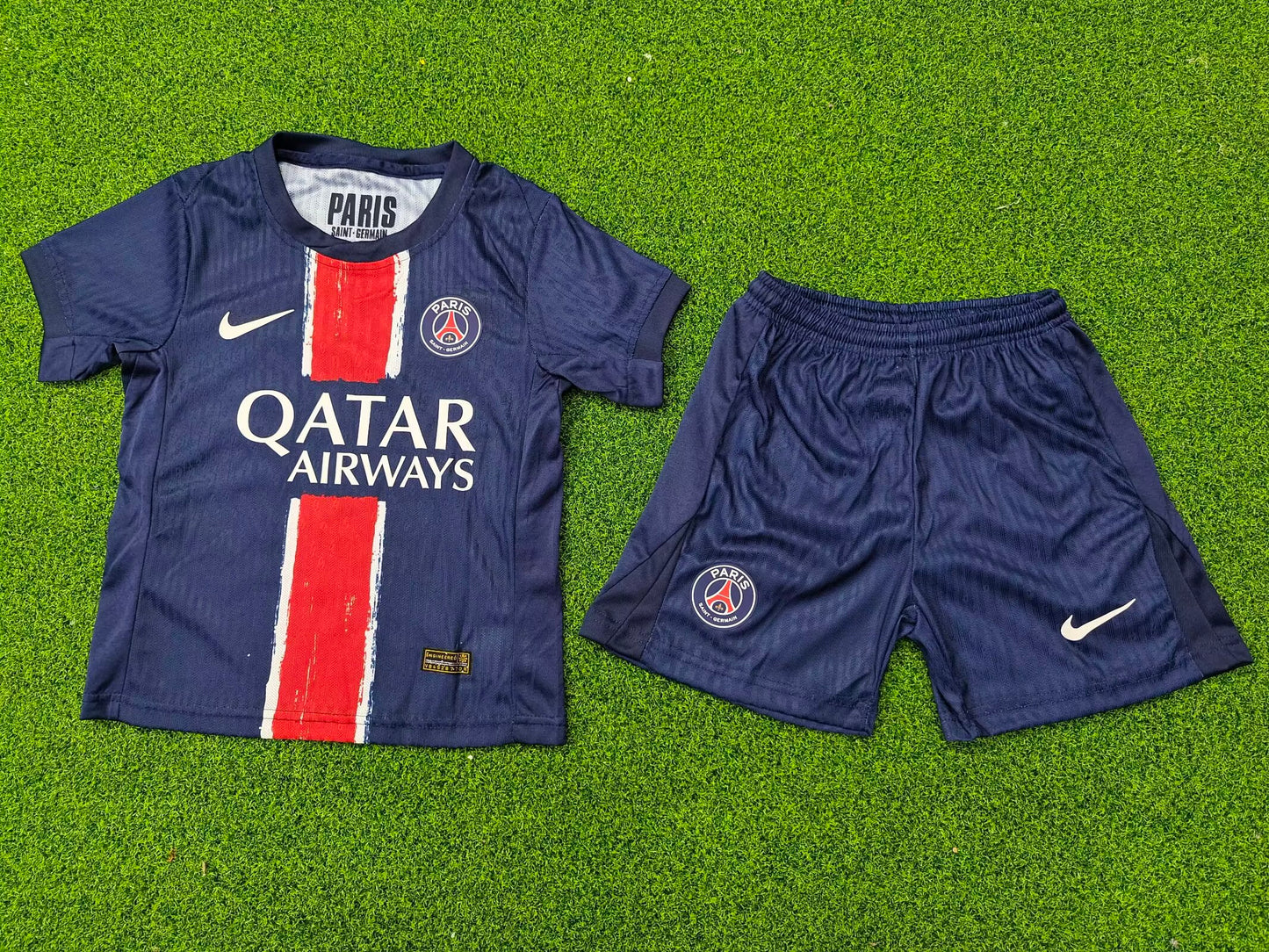 PSG Paris 2024/2025 Kids Home Player Version Football Jersey