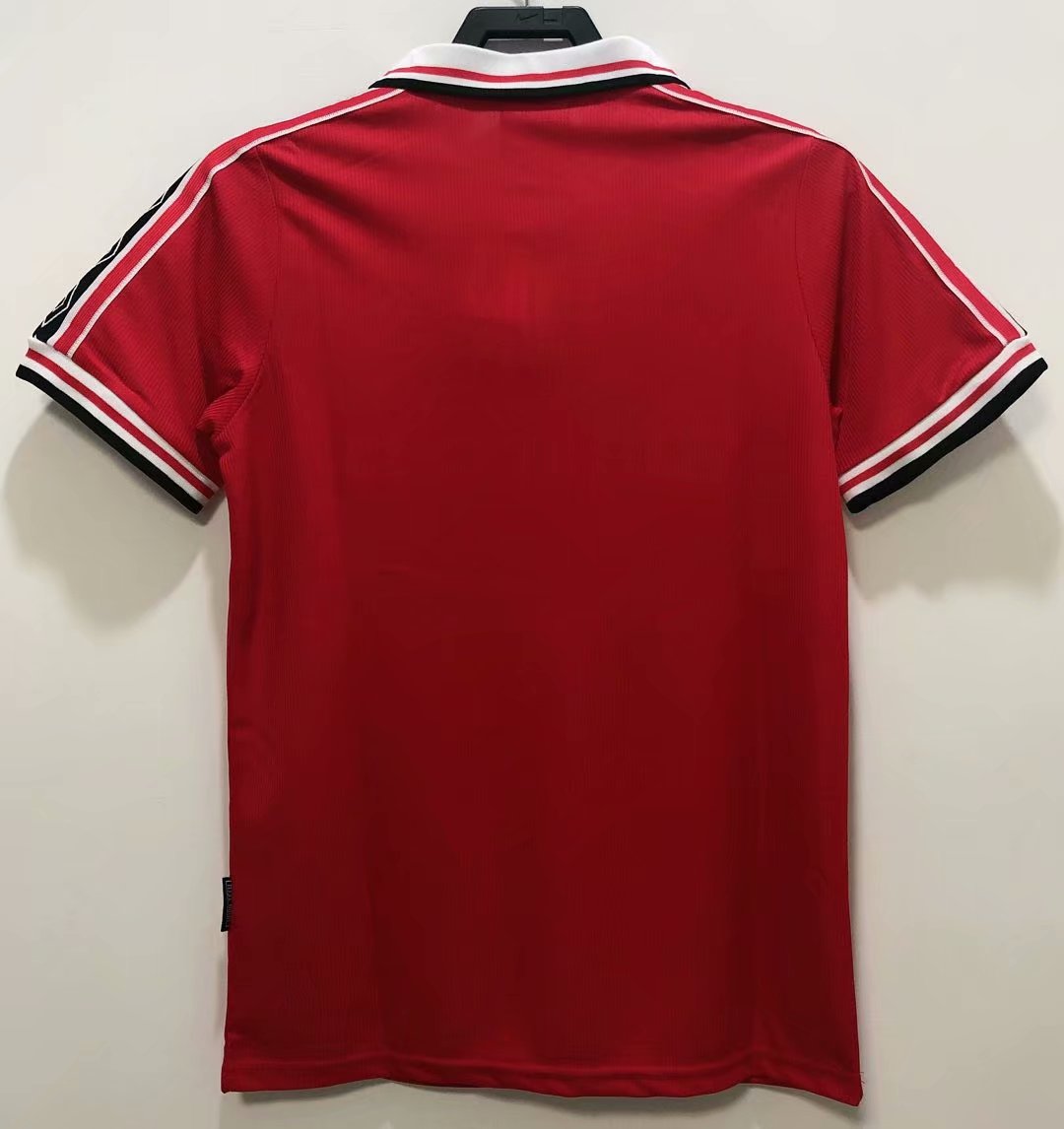 Retro Manchester united 1998 Home Football Jersey