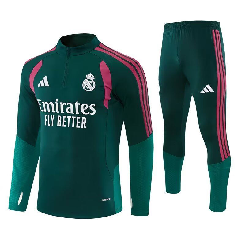 Real Madrid Training Tracksuit Green (Kids And Man 16-2XL) 2025-2026