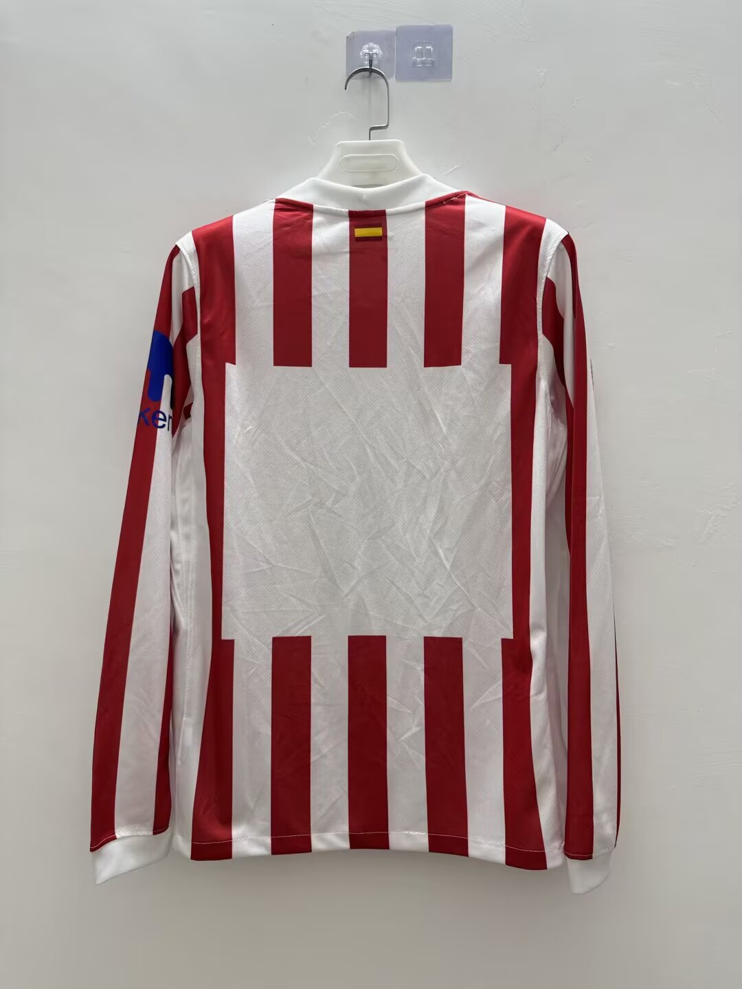 Atlético de Madrid 2025/2026 Home Long Sleeve Fan Version Football Jersey
