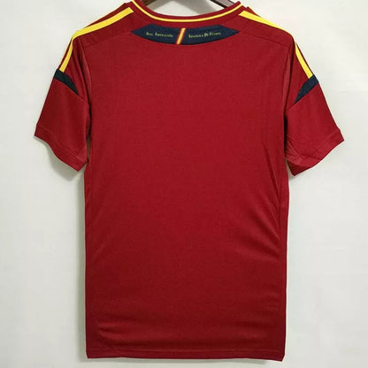 Retro Spain 2012 Home Football Jersey