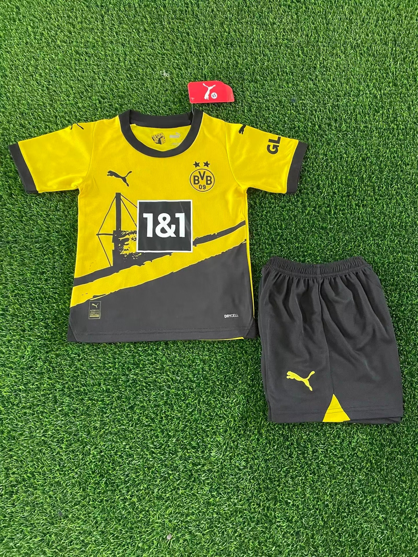 Borussia Dortmund 2023/2024 Kids Home Football Jersey