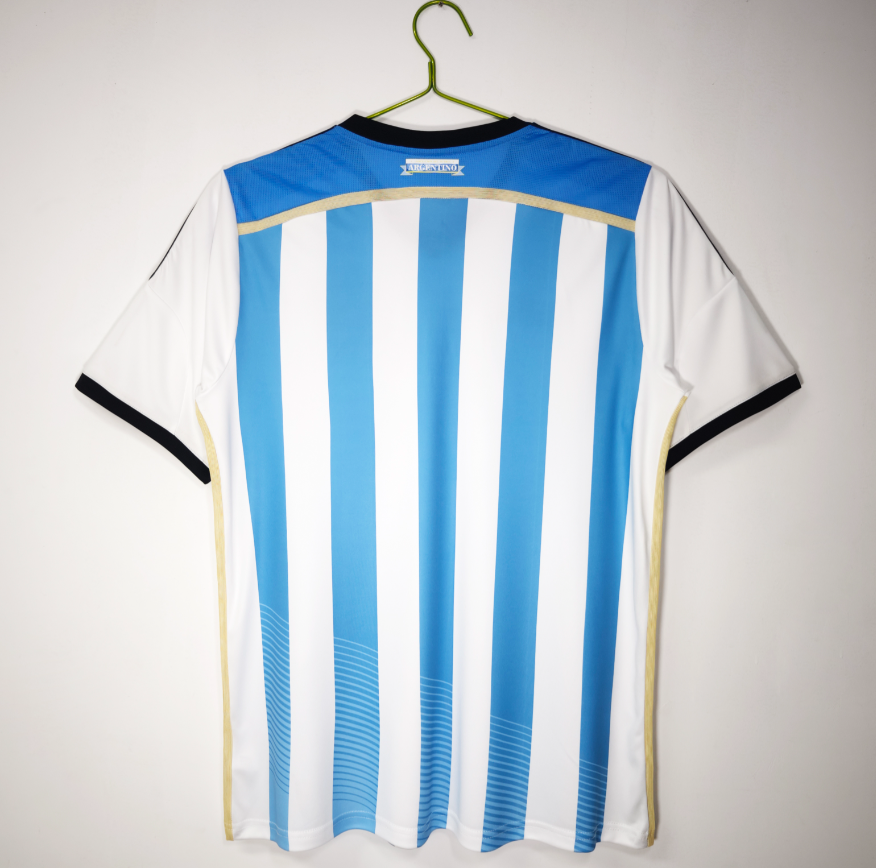 Retro Argentina 2014 Home Football Jersey