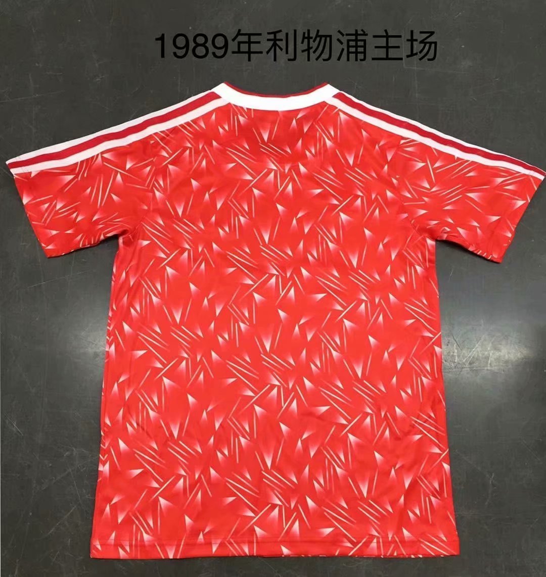 Retro Liverpool 1989 Home Football Jersey