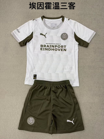 PSV eindhoven 2025/2026 Kids Home Fan Version Football Jersey