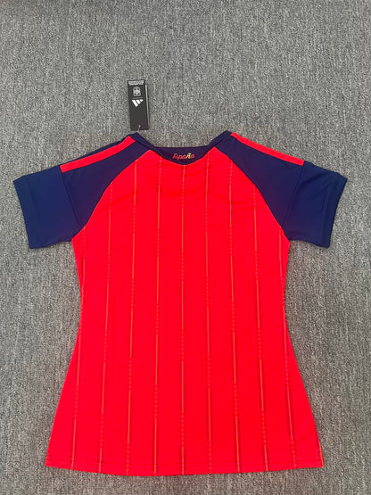 Spain 2026/2027 Women Home Fan Version Football Jersey