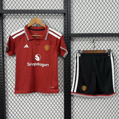 Manchester United 2026/2027 Kids Home Fan Version Football Jersey